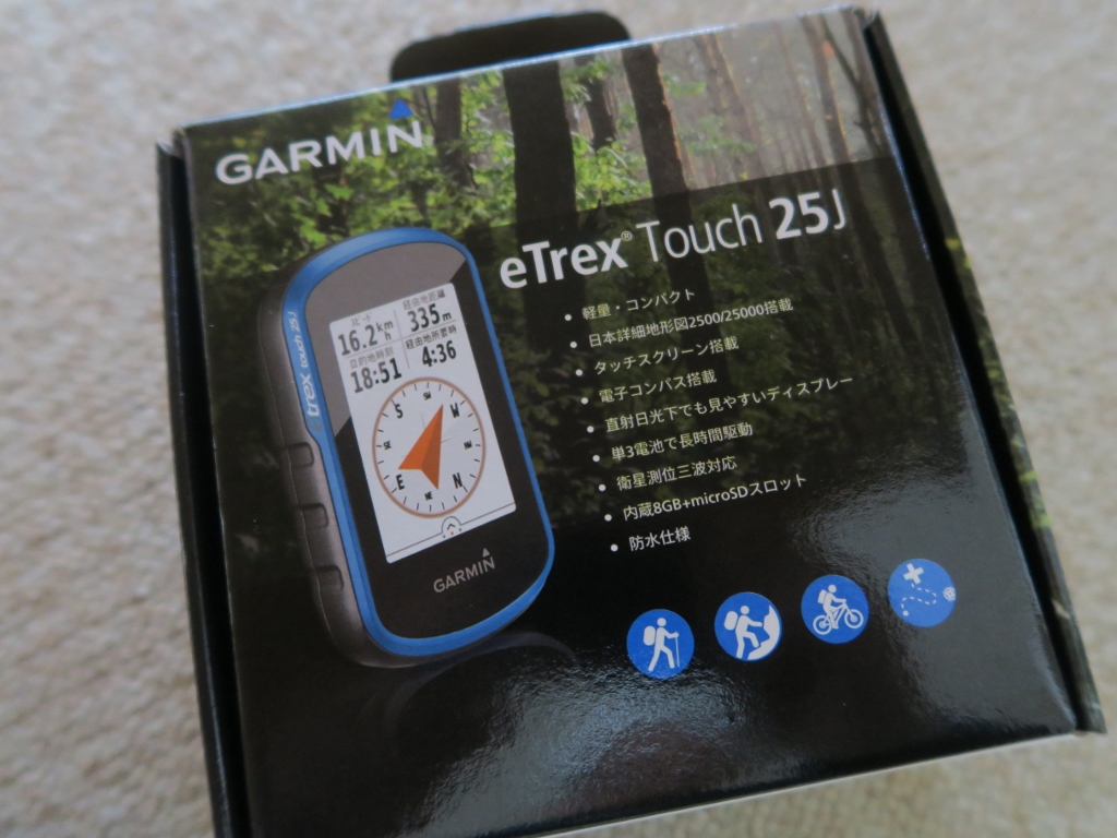 山うろうろ日記（山旅記録）: GARMIN（ガーミン） eTrex Touch 25J 